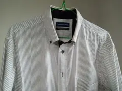 メンズビジネスシャツ　ボタンダウンシャツ　スーパーイージーアイロン　ＬＬ-82