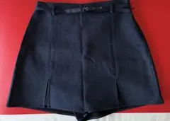 ZARA ダークブルー デニム色スカートショーツ XS キュロット