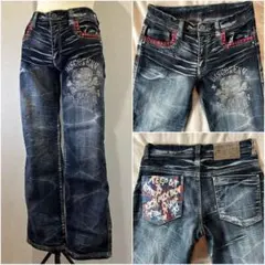 REDPEPPER風 Y2K派手デニム平成ギャルドクロ