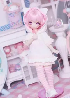 ★SEN★AF11182【ils】1/4パーカー（ピンク/MSD/MDD）