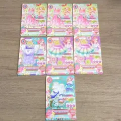 アイカツカード キュート　オーロラファンタジー　7枚セット