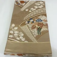 Ｃ9⭐️正絹更紗柄プラチナ袋帯⭐️新品⭐️仕立上り品⭐️六通⭐️ 楽天市場】平和屋着物◎六通柄袋帯 遠山風景文 錦プラチナ箔 正絹 逸品