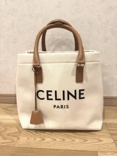 CELINE セリーヌ ホリゾンタル カバ トートバッグ キャンバス未使用