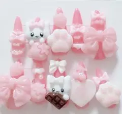 ❤︎現品ネイルチップ　地雷系　量産型　平成女児　ウィッシュコア❤︎