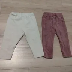 ユニクロレギンス 2色セット 80センチ
