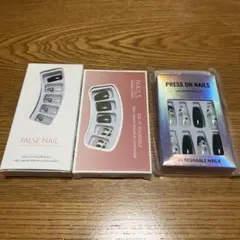 ネイルチップ　3点まとめ売り