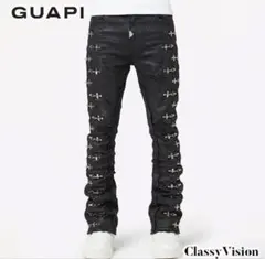 GUAPI フレアデニム ブラック 28インチのサムネイル