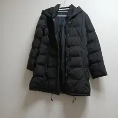 SHOO フード付き ブラック ダウンジャケット M