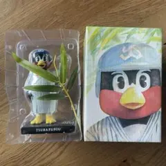 つば九郎 芸術の秋:フレームマグネット 真珠の耳飾りの鳥 東京ヤクルト