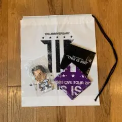 【新品】THIS IS JSB ツアーグッズ　直己バンダナ&ビニールバッグセット