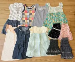 女の子　ワンピース120夏服まとめ売り anyFAM、GITA、LLBean他