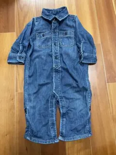 Baby GAP デニムロンパース ボタン付き　７０サイズ