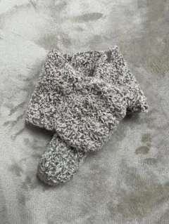 グレー系 ミニマフラー