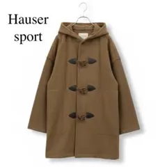 Hauser sport　ダッフルコート　ウールコート　90s　キャラメル色　L
