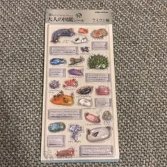 【新品未開封】 大人の図鑑シール 3Dビジュアルコレクション ウミウシ編