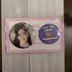 TWICE SANA 4th Anniversary ピンバッジ