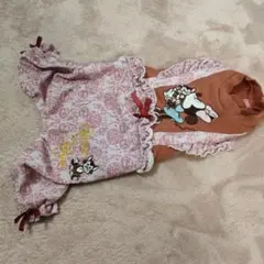 ミッキー・ミニー プリントペット服