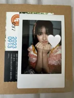 FRUITS ZIPPER 鎮西寿々歌 チェキ