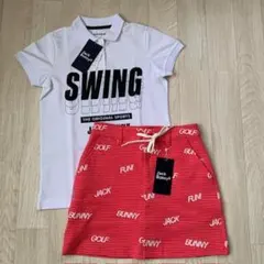 ジャックバニー】極美品 セットアップ ポロシャツ スカート 2