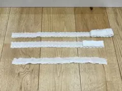 【匿名発送】小物ハンドメイド用　白レース生地　90cm 100cm まとめ売り