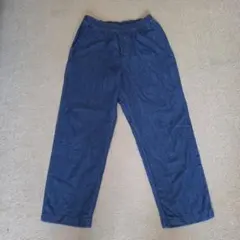 ユニクロ　ダークブルー デニム イージーパンツ　サイズM