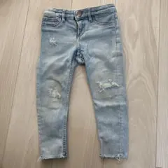 ZARA ZARA kids デニムパンツ　スキニー　100 　ダメージ