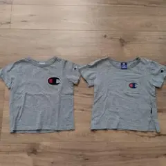 ChampionTシャツ　グレー　120サイズ　2枚セット