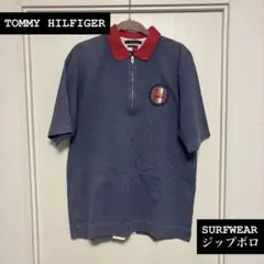 【激レア】TOMMY HILFIGER サーフウェア ハーフジップポロ L