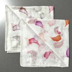 2枚セット 新品 emanuel ungaro ウンガロ 花柄 ピンク 白のサムネイル