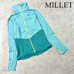 MILLET ミレー 裏起毛 伸縮性 長袖 スタンドカラー ジップ ジャケットのサムネイル