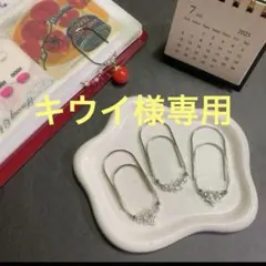 キウイ様専用ページ 大きめ可愛い ペーパークリップ バインダー貯金