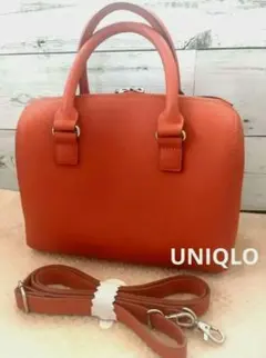 ユニクロ　レザータッチ２ＷＡＹボストンバッグ ショルダーバッグ