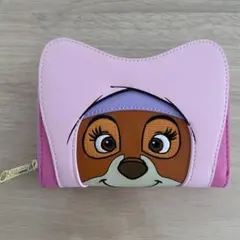 Disney わんわん物語 ラウンドファスナー長財布 - メルカリ