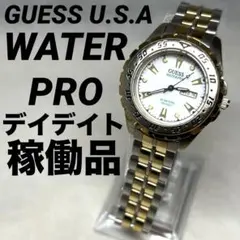 【稼働品】GUESS U.S.A WATER PRO メンズウォッチのサムネイル