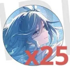 プロセカ グリ缶 日野森雫　グリッター缶バッジ 50A