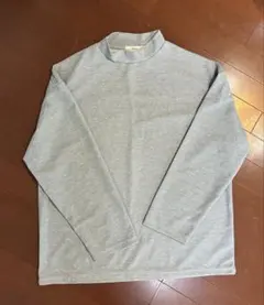 NOWLE グレー 長袖カットソー ハイネック