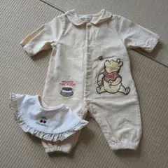 Disney baby プーさんロンパース 50-60cm