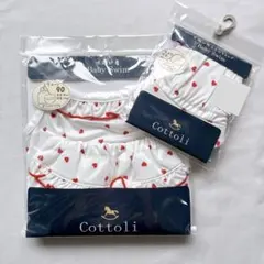 バースデイ　cottoli ハート　ベビー水着　90 水泳帽　スイムキャップ