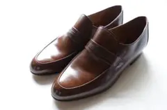 未使用☆日本製☆メンズ本革革靴25cm　ローファー　ビジネスシューズ