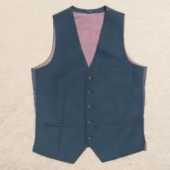 スーツベスト Cedarwood State ネイビー×パープル