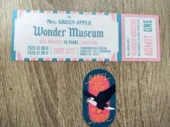 【バベル】ミセス　ワンダーミュージアム　来場者特典　チケット　ステッカー　バベル