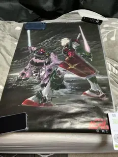 機動戦士ガンダム ポスター B2 中村光毅 スペースコロニー 1980年代