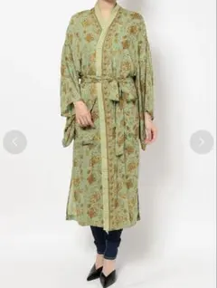 【新品未使用】GYDA original flower kimonoロングガウン