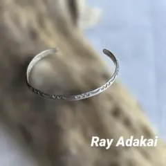 レイアダカイ バングル シルバー925 ナバホ族 インディアンジュエリー 腕輪