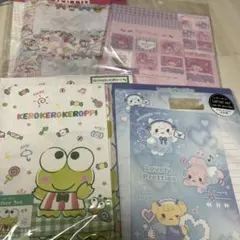 新品未開封 レターセット 4点 SWIMMER マイメロ けろけろけろっぴ 平成