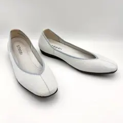 Steppi ステッピ 洗える 撥水 トリムスクエア パンプス 23.5cmのサムネイル