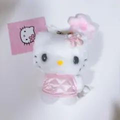 ハローキティ ミニチュアキルトシリーズ マスコットホルダー ピンク サンリオ