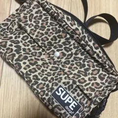 SUPE design ヒョウ柄ショルダーバッグ