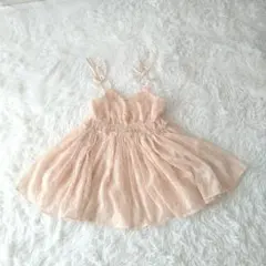 グレイルGRL ティアードフリンジフリル付きキャミソール F ピンク