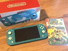 Nintendo Switch Lite ターコイズ + あつまれどうぶつの森